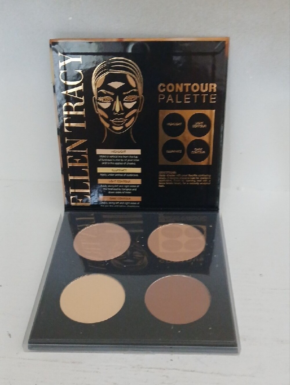Ellen Tracy Contour Palette - Neutral Brown & Cream Tones - Picture 3 of 3